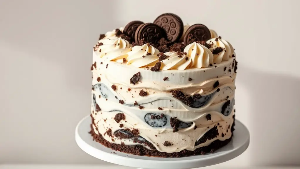 delicious cookies and cream cake