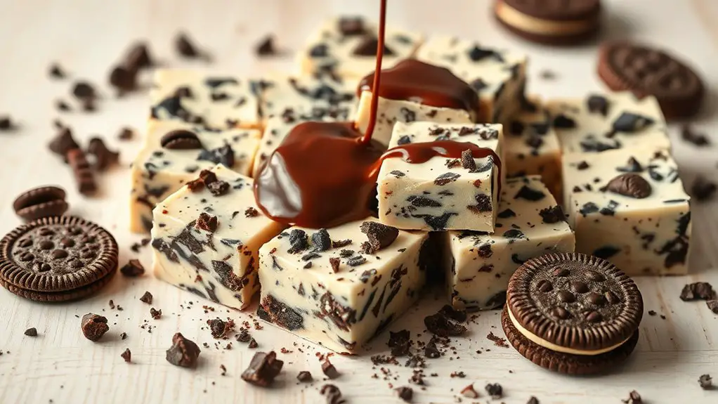 delicious cookies and cream fudge