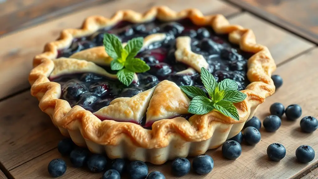 delicious homemade blueberry dessert