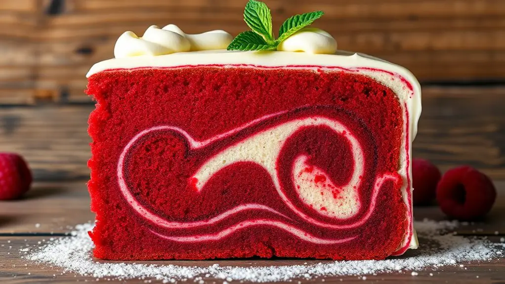 delicious red velvet dessert