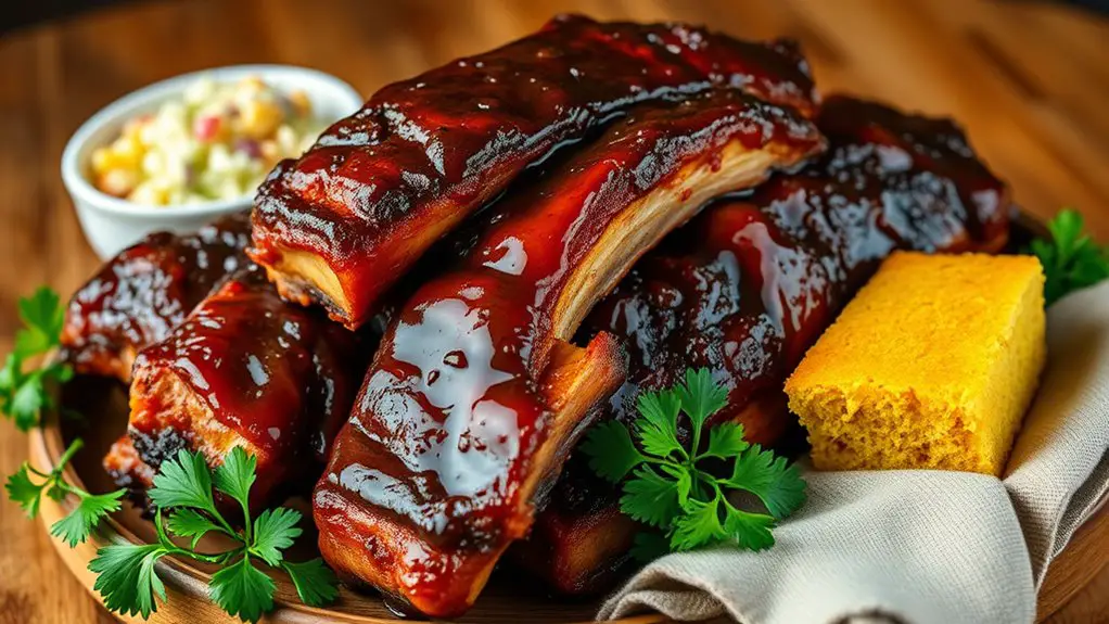 delicious slow cooked ribs