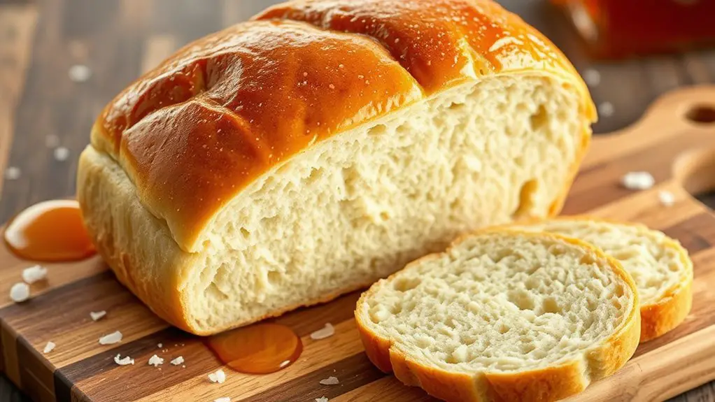 deliciously sweet white bread