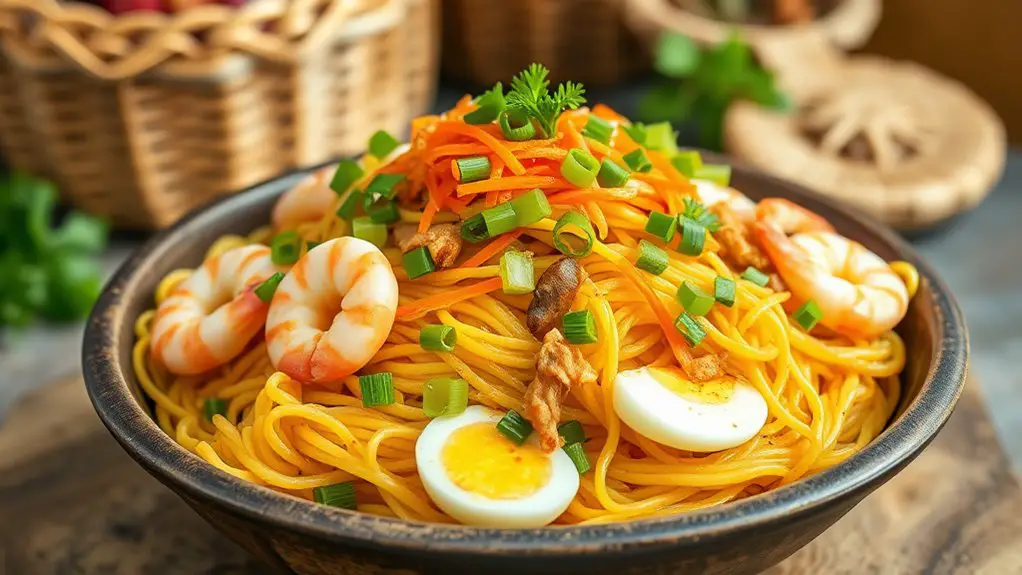 filipino seafood noodle dish