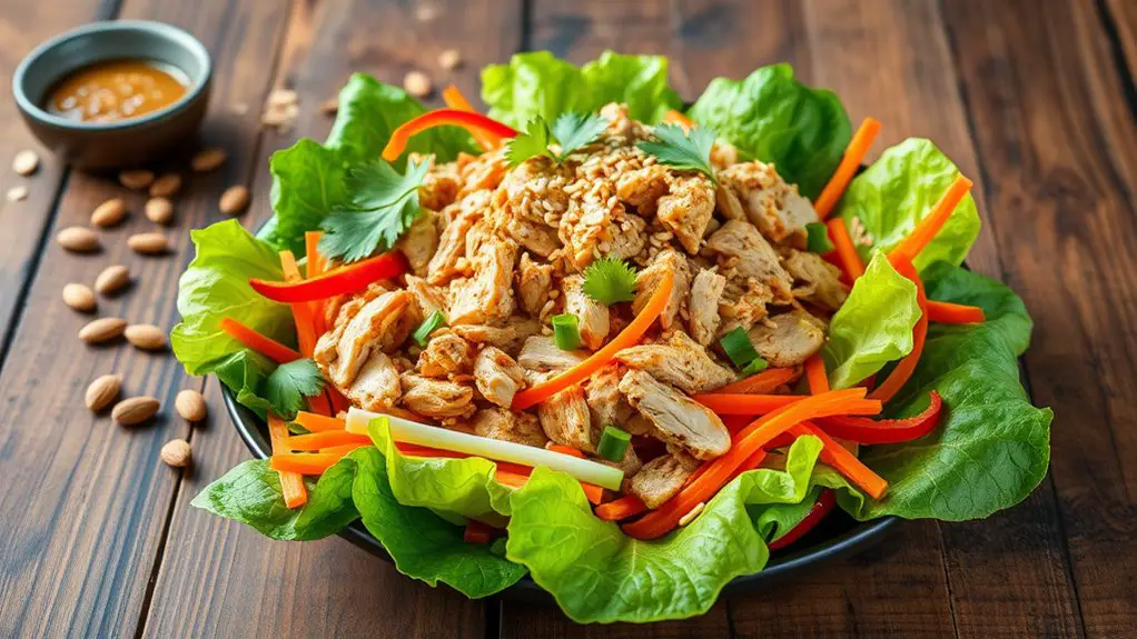 flavorful sesame chicken salad