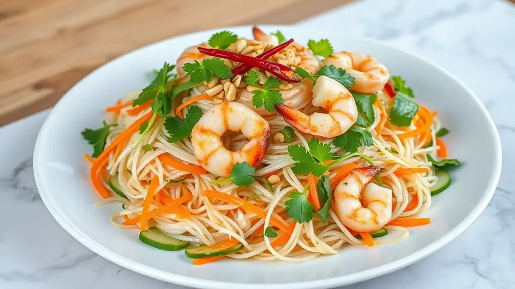 fresh vibrant noodle dish