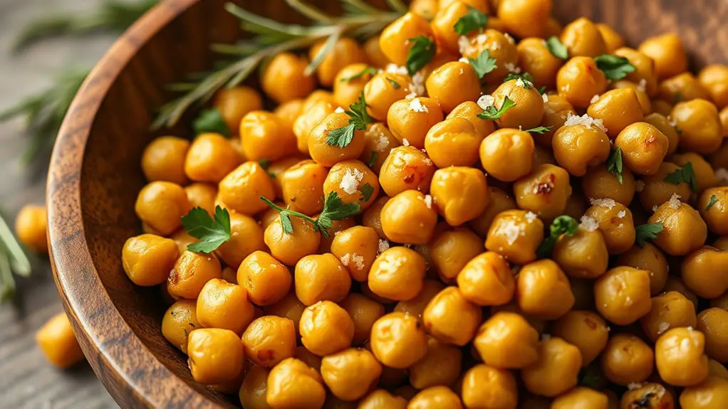 garlic herb chickpeas recipe