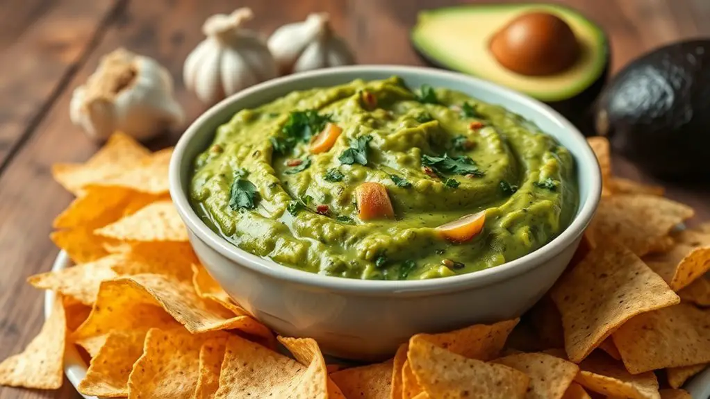 garlic infused herbal guacamole recipe