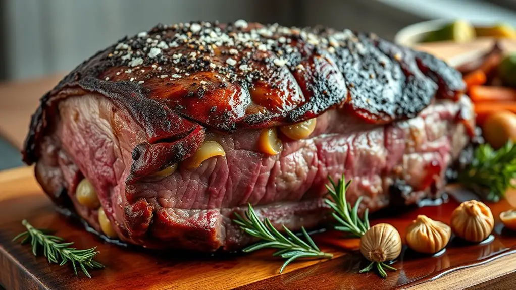 garlic rosemary rib roast