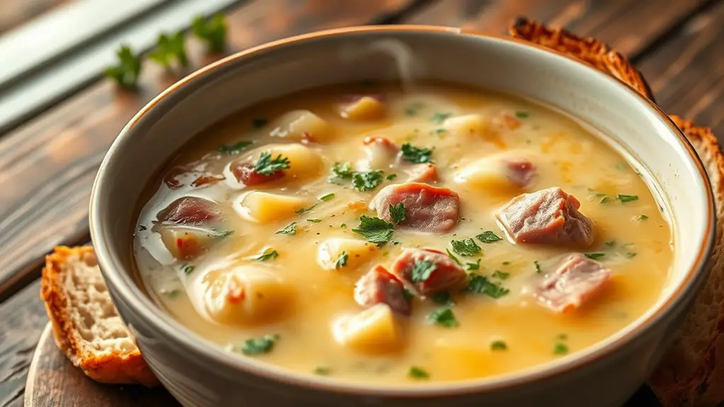 hearty ham and potato soup