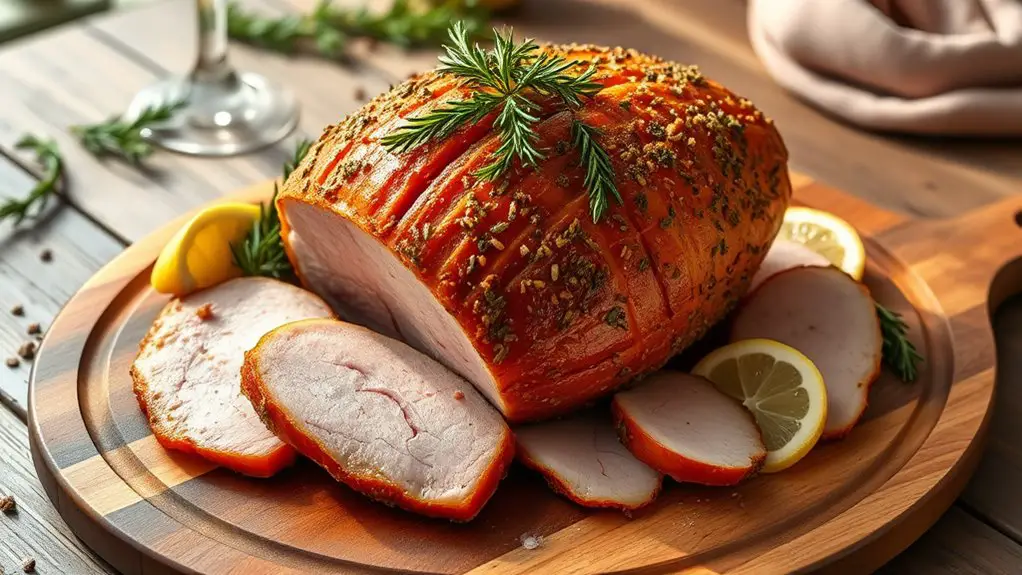 herb crusted baked ham recipe