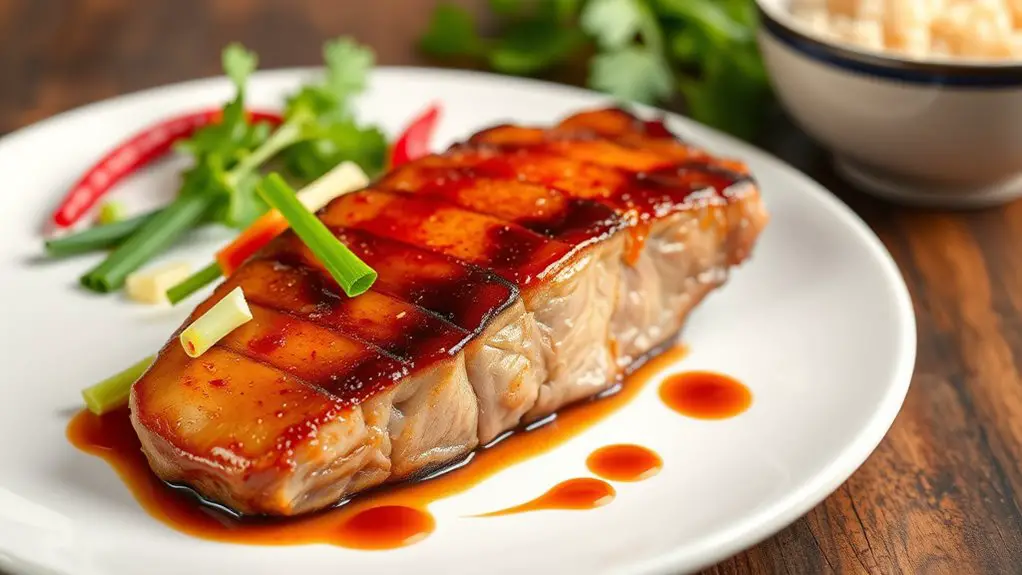 hoisin glazed asian duck breast