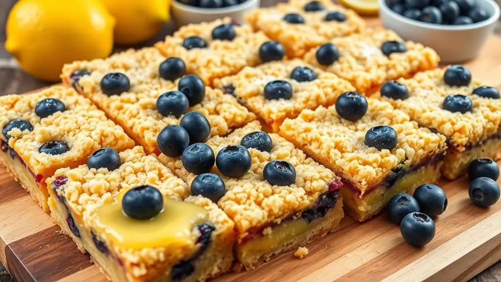 lemon blueberry dessert bars