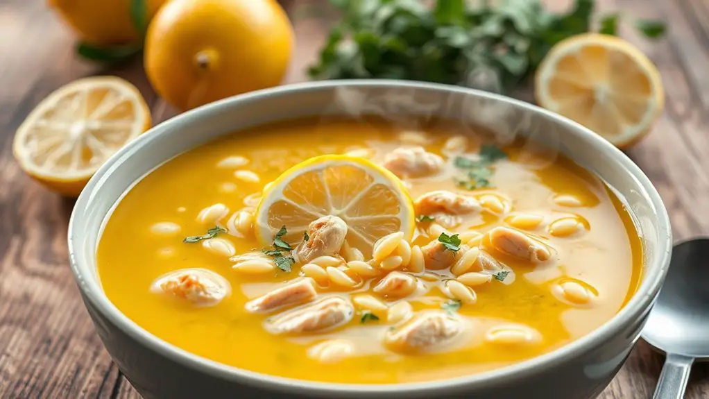 lemon chicken orzo soup