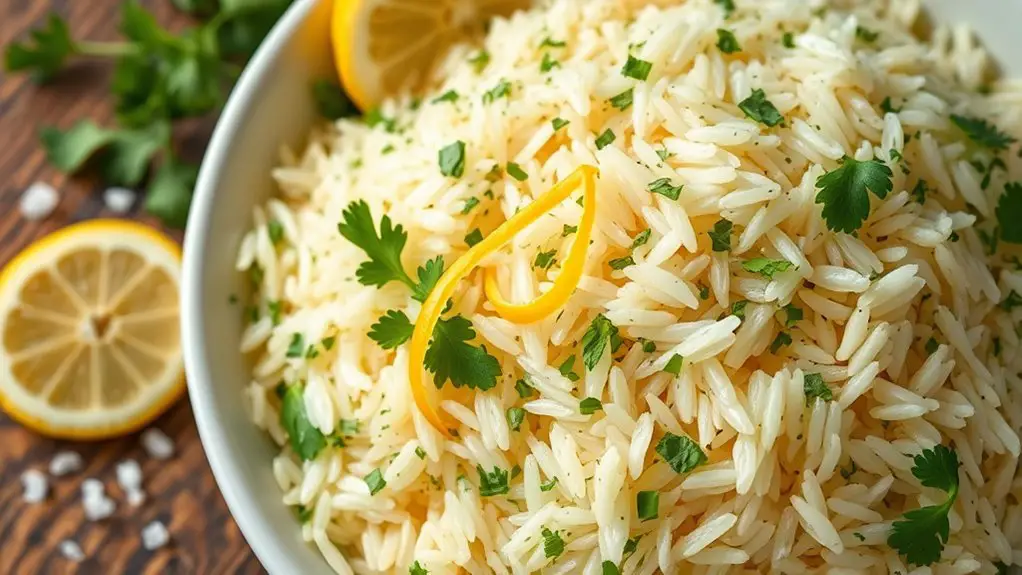 lemon flavored basmati rice