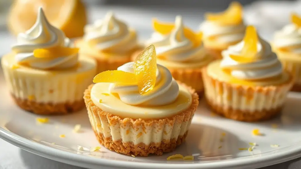 lemon flavored cheesecake dessert bites