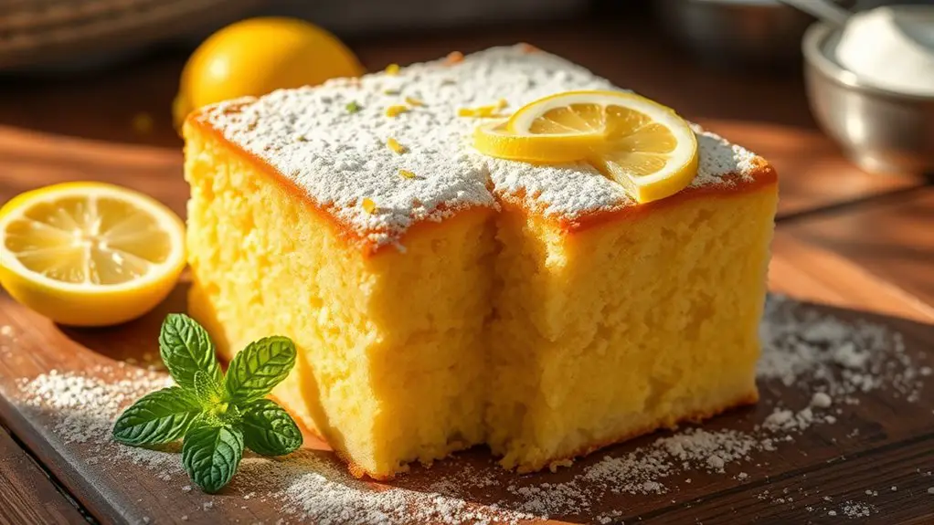 lemon flavored dessert delight