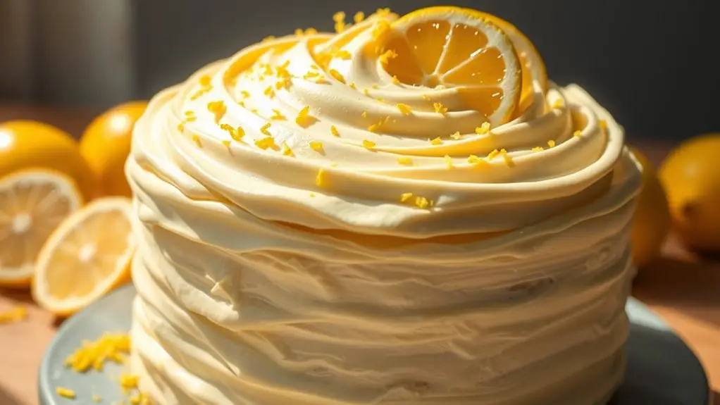 lemon flavored sweet frosting recipe