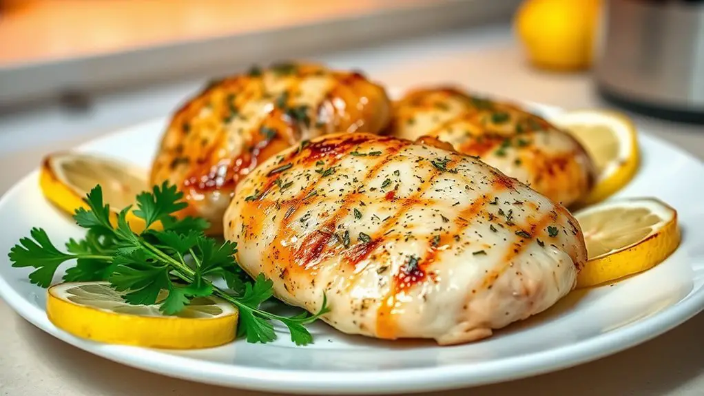 lemon herb air fryer chicken