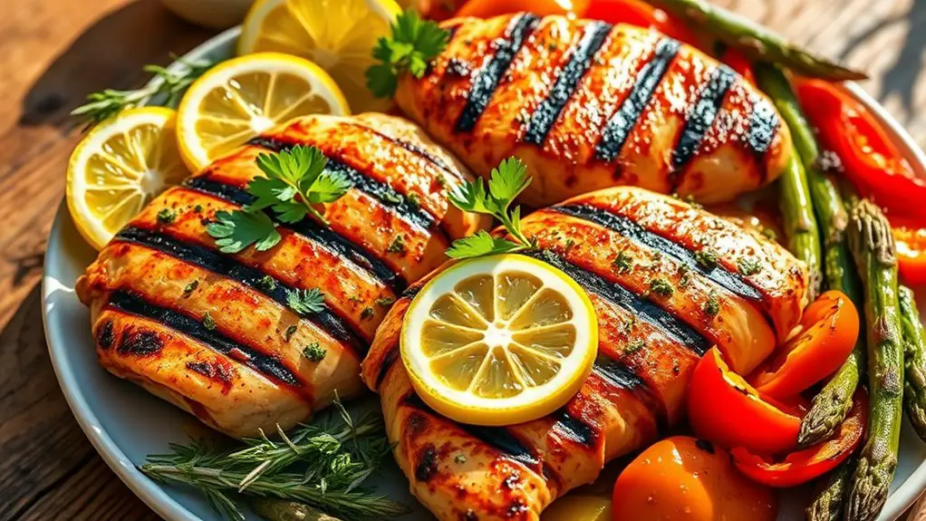 lemon herb grilled chicken