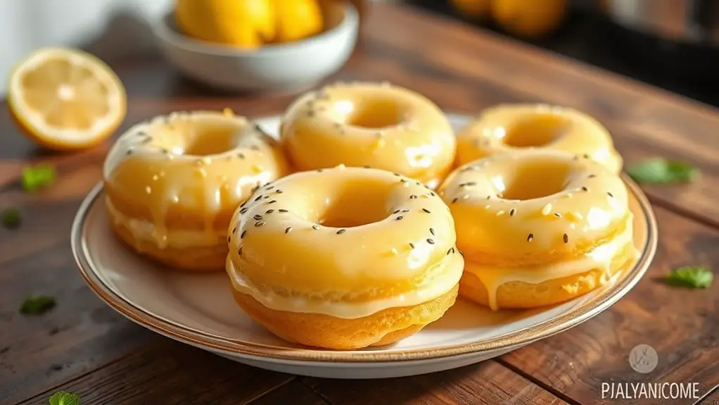 lemon poppy seed donuts