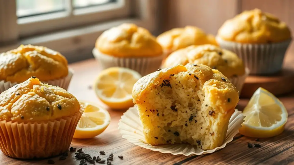 lemon poppy seed muffins