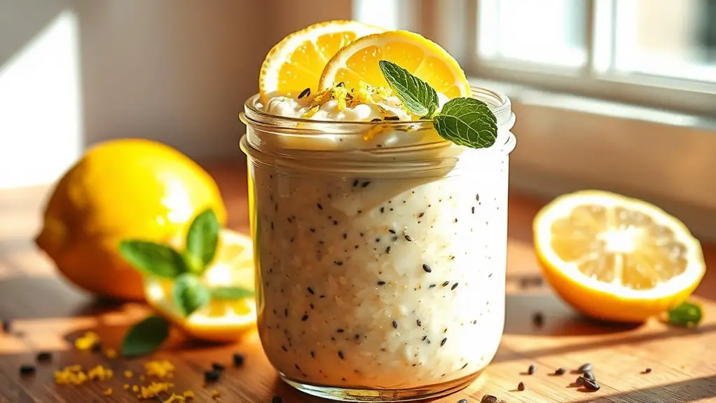 lemon poppy seed oats