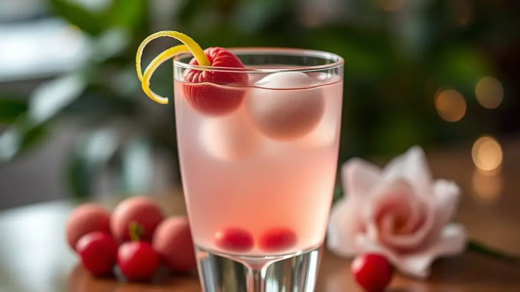 lychee berry bliss cocktail