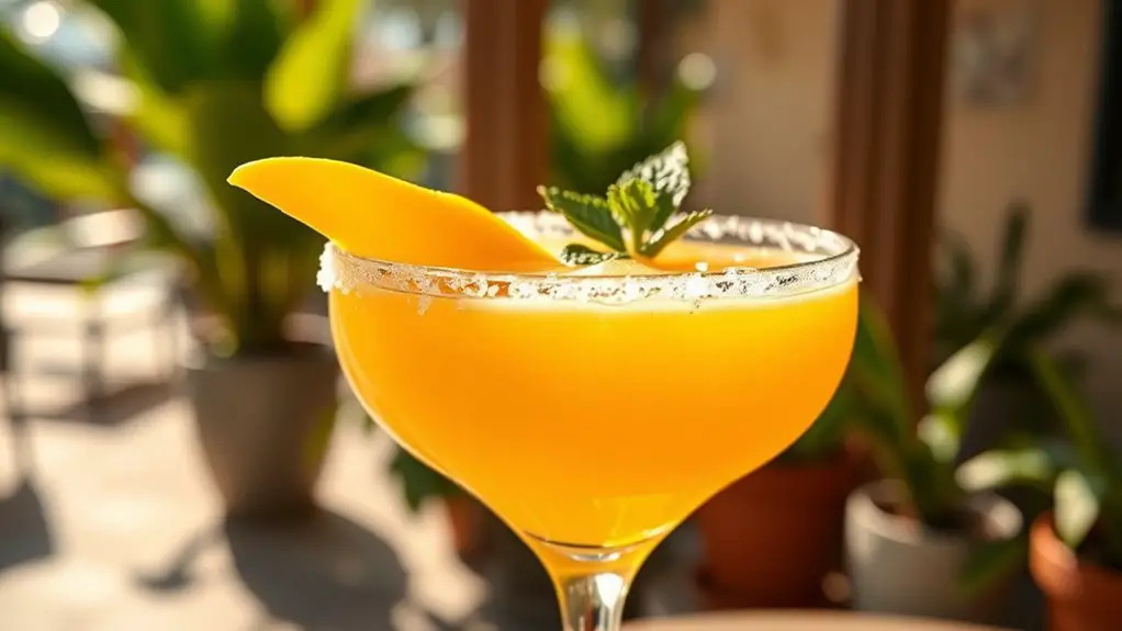 mango flavored cadillac margarita