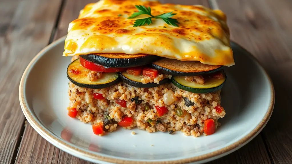 mediterranean inspired quinoa dish