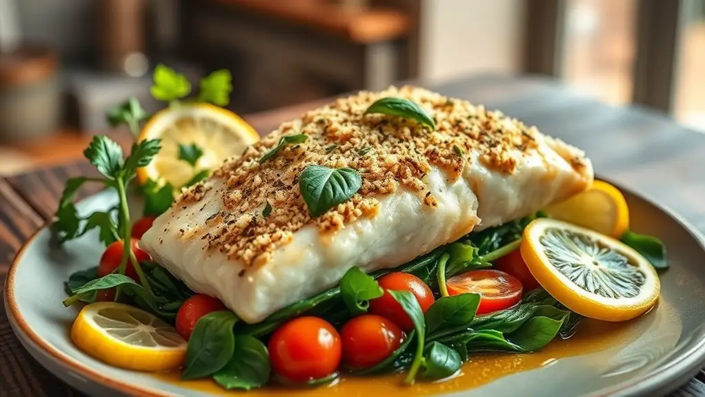 mediterranean style baked fish