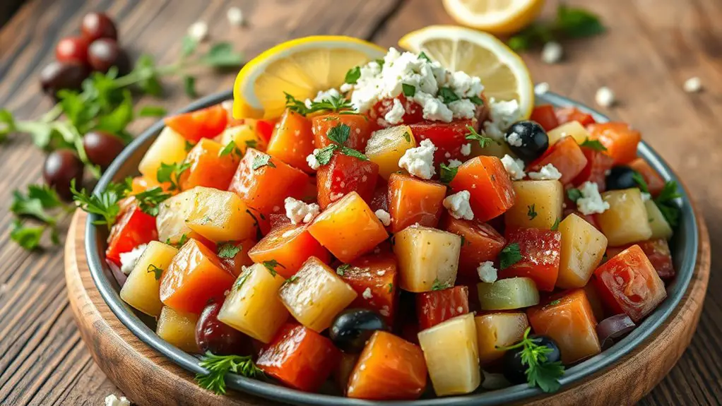 mediterranean style potato salad