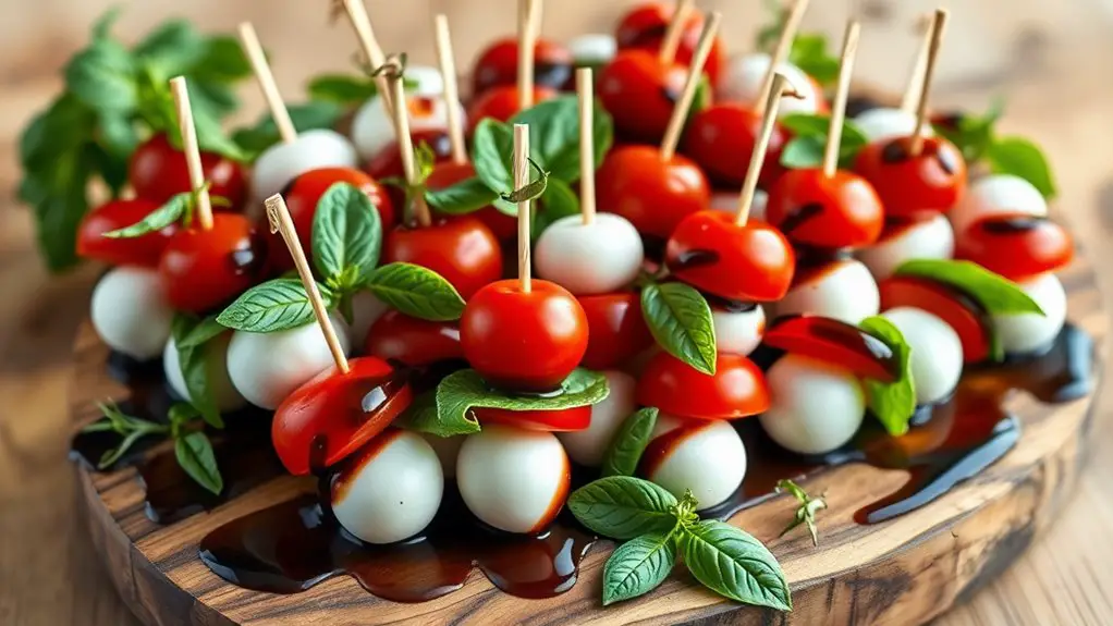 mini caprese skewers recipe