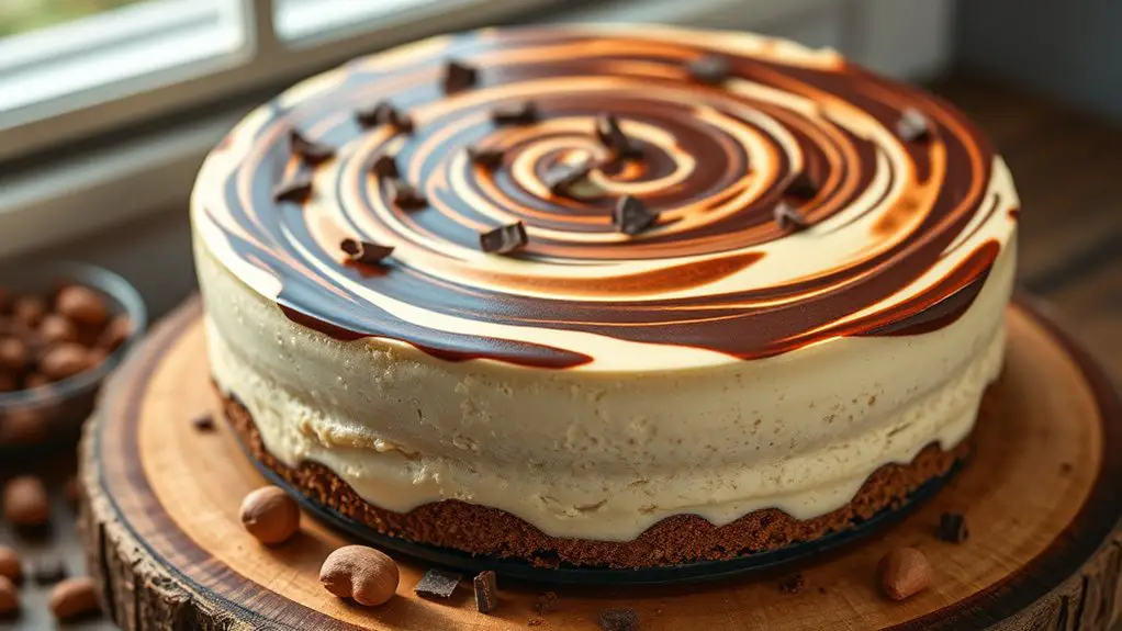 nutella cheesecake dessert delight