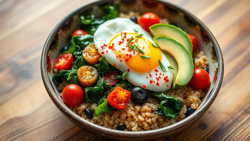 nutritious quinoa morning dish