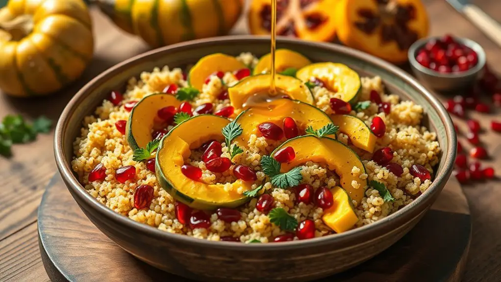 nutritious squash and quinoa salad