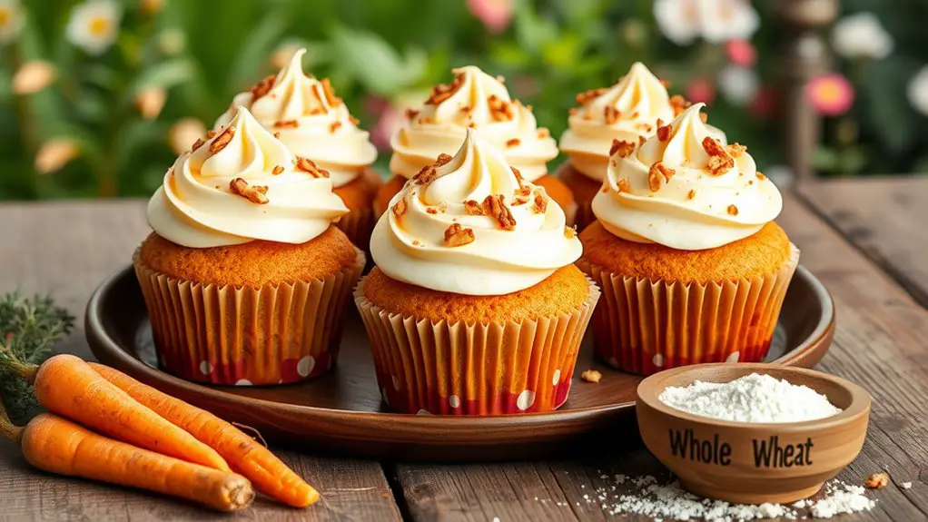 nutritious whole wheat cupcakes