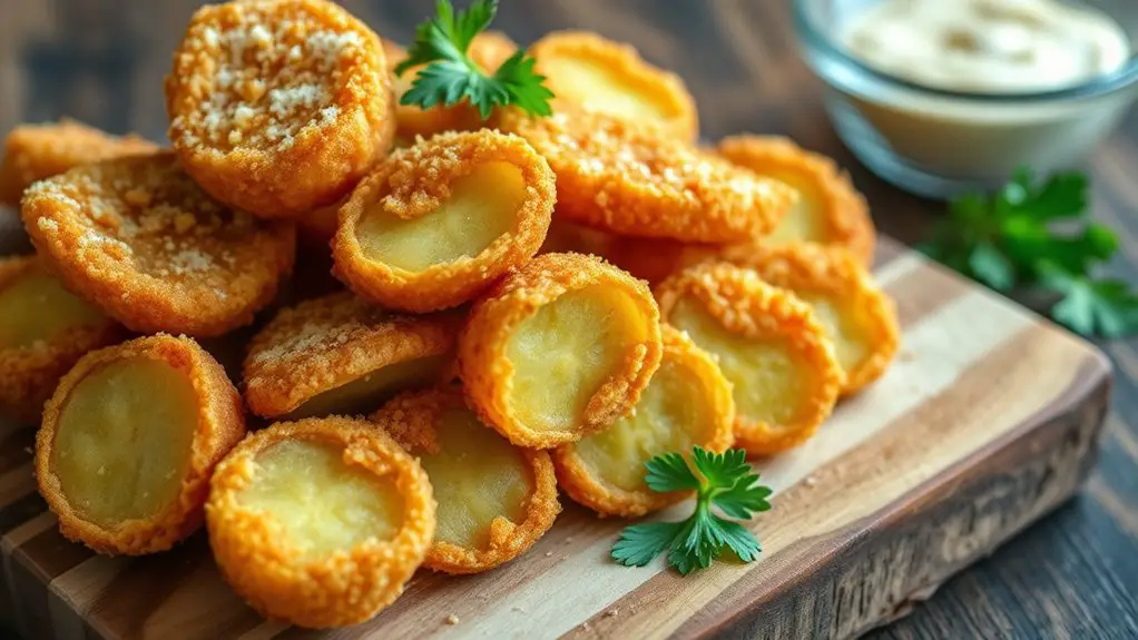 parmesan fried pickles recipe