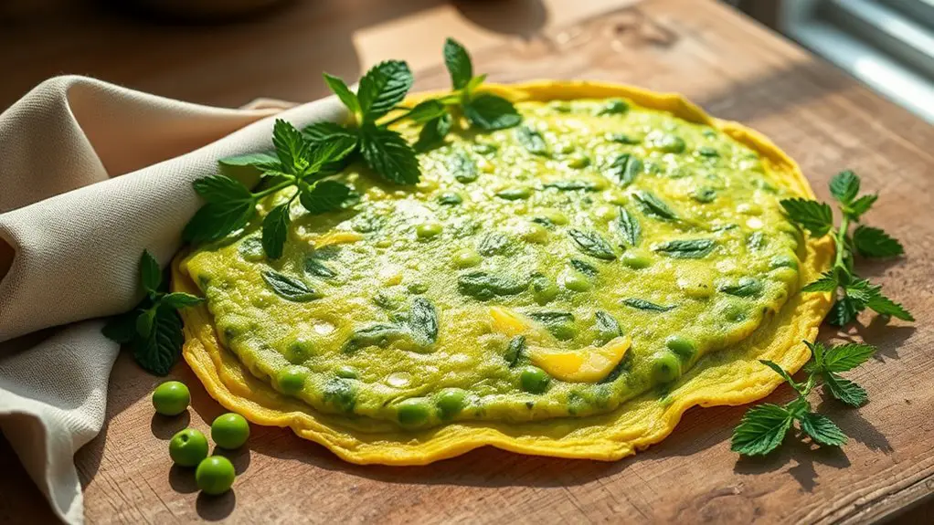 pea and mint dish