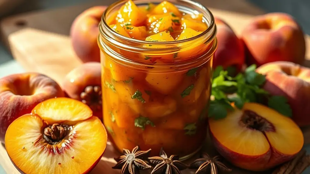 peach based condiment recipe