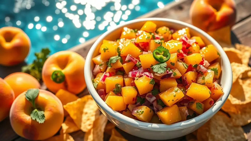 peachy spicy salsa recipe