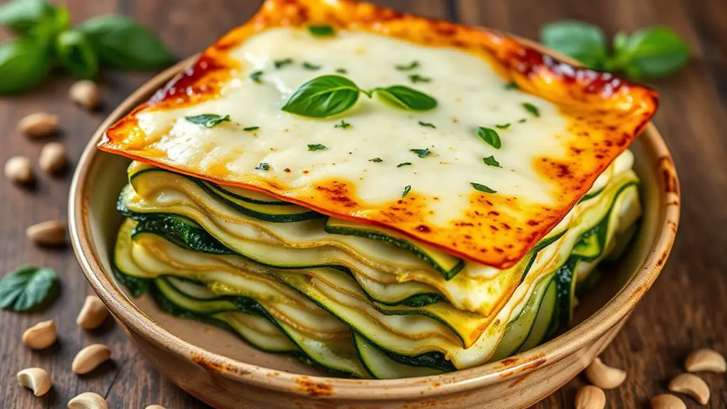 pesto zucchini lasagna recipe