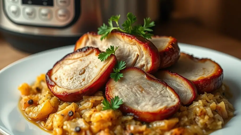 pork cooked with sauerkraut