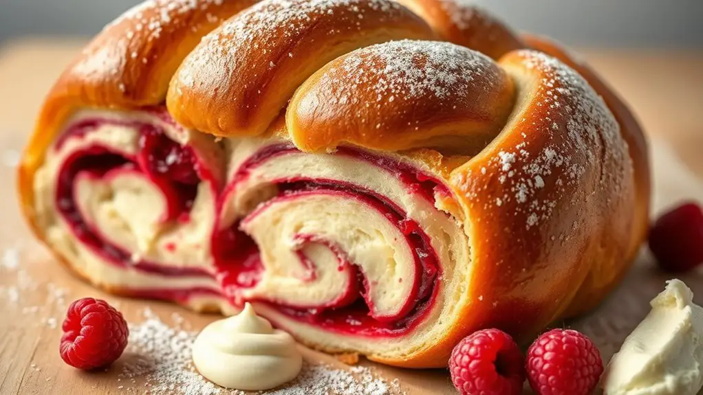 raspberry cream cheese pastry