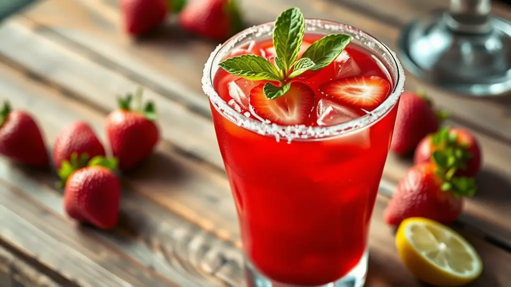 refreshing strawberry cocktail recipe