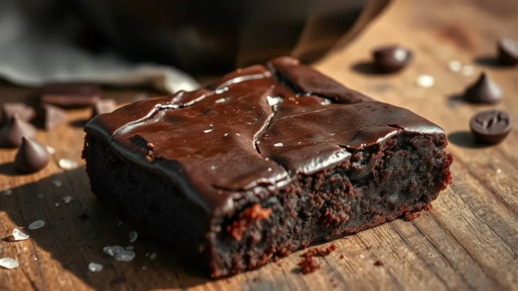 rich dense chocolate brownies