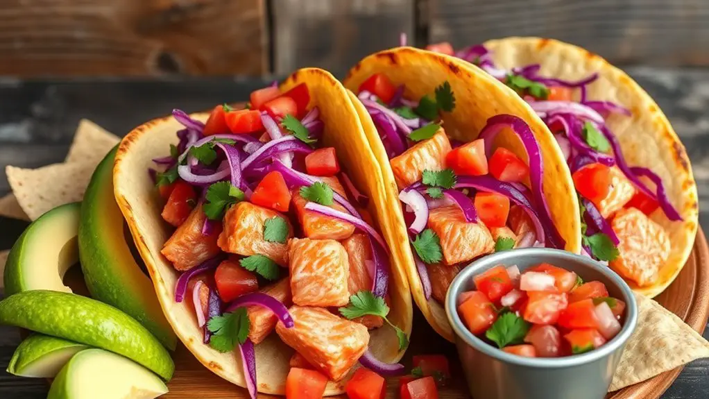 salmon filled taco recipe