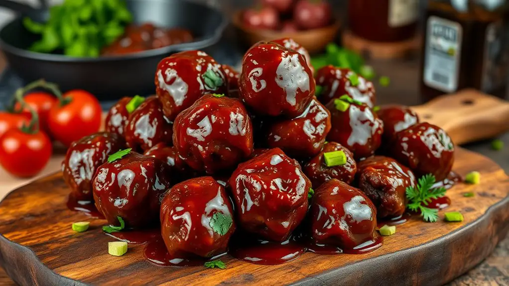 savory barbecue meatball recipe