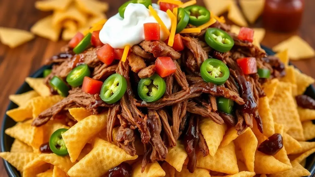 savory bbq frito pie