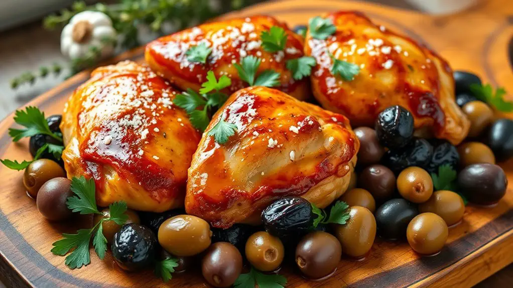 savory mediterranean chicken dish