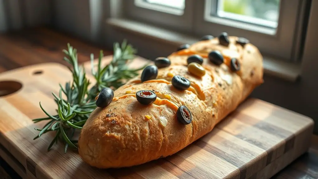 savory olive herb bread